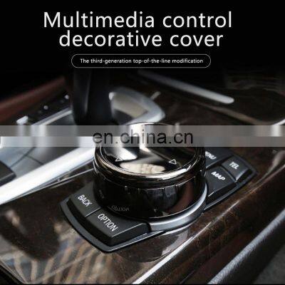 RTS Autoaby Car Multimedia Button Knob Cover Ceramic For BMW X1 F25 X3 X5 F16 X6 1 2 3 5 Series F10 F20 F30 F34 Auto Interior photo-4