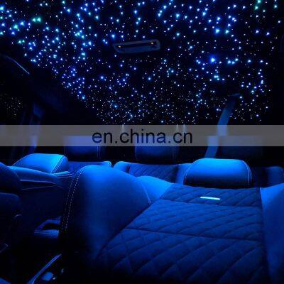 Autoaby 12V car starry sky roof modification gypsophila small size fiber optic light RGB light source accessories colorful