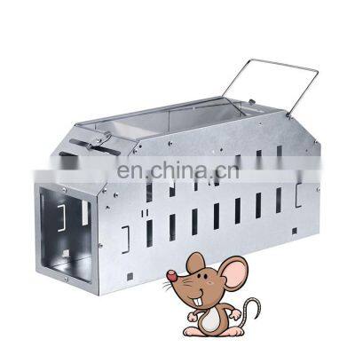 Rat Trap Powerful Rat Snap Catcher Animal Cages Mouse Nemesis Plastic Mice Mouse Repeller Stainless Steel Animal Control