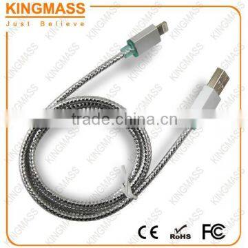 Aluminium Sync and Fast Charging Cable for iphone