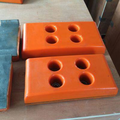 RP802 RP803 300mm Rubber Track Pads Bolted to Chain Links for Sales photo-3