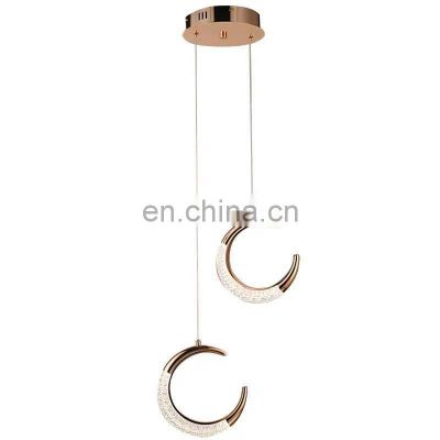 Nordic Minimalist LED Hanging Light New Design Decor Bedside Lighting For Hotel Restaurant Bar Led Meniscus Pendant Lamp