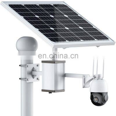 80W 40AH Battery Solar Panel HD 5MP 30X ZOOM Security IP Camera Wireless 3G 4G SIM Card Outdoor PTZ CCTV Surveillance Cam CamHi