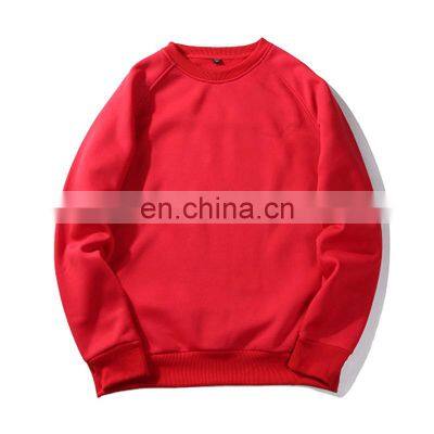 Factory Custom Embroidery Print Wholesale Crew Neck Sweat Shirts Cotton Plain Oversized Custom Crewn photo-4