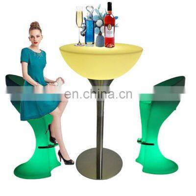 Modern buffets luxury dining banquet acrylic cocktail bar wedding and events under buffet catering triangle led light led table