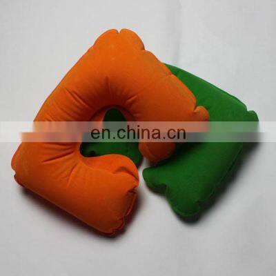 Wholesale Custom Color And Logo PVC Travel Inflatable Neck Pillow