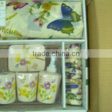 7PCS Beautiful Gift Box Packing Bathroom Set Online