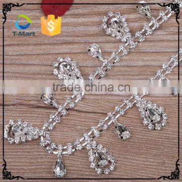 China Product Crystal ab Rhinestone Chain Sew on Cup Chain photo-4