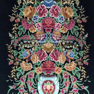 Yamei Carpet Factory Supply 4x6ft Handmade Silk Persian Rugs photo-2