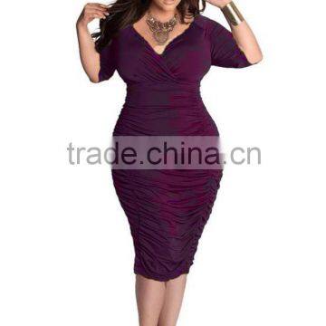 New Fashion Ladies Dress Fat Women Evening Dress Party Dress photo-5