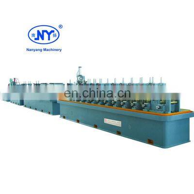 Nanyang manufacturer standard pipe making welding machine stainless steel erw pipe tube mill line