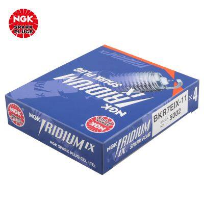 Großhandel Original Echtes NGK Zündkerze Iridiumlegierung Gold BKR7EIX-11 5002 Automotor-Zündkerze für Audi