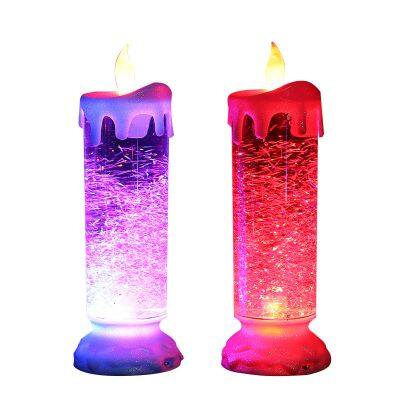 Luces de decoración, velas artificiales LED con batería y colores RGB cambiables
