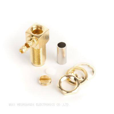 Right Angle RF Coaxial Adapter SMA-KW Female Jack Connector