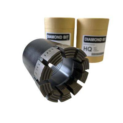 wireline coring bits HQ impregnated bit diamond core drill bits