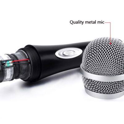 Conference System Microphone Handheld Mini Wired Singing Microphone For Karaoke And Speech photo-3
