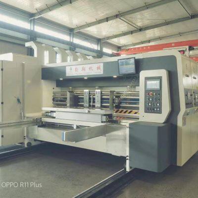 Speed Printing Die Cutting Corrugated Box Making Machine for 3/5/7 Ply Paperboard