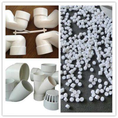 High Quality Factory Direct Sales PVC Compound Granule White Hard Rigid Upvc PVC Raw Material for Bend Pipe Fitting photo-4