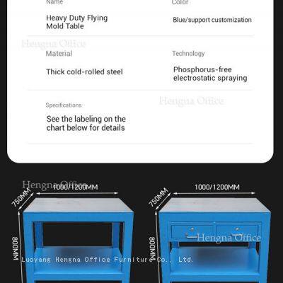 Industrial Lab Workstation With Vibration Dampening | Stainless Steel Handles | Adjustable Feet | Precision Assembly Bench for Austin Tech Labs photo-4