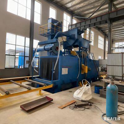 Steel Structure Shot Blasting Machine Roller Through Type Shot Blasting Machine Automatic Cleaning H-type Shot Blasting Cleaning Equipment