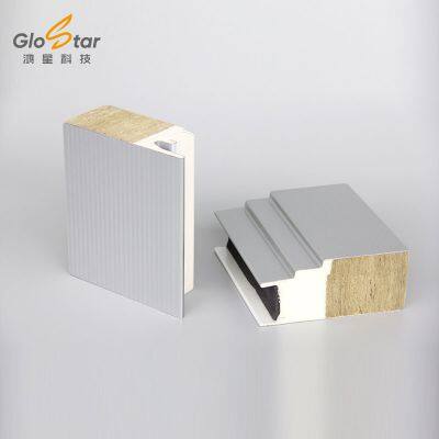 Metal-faced Polyurethane Edged Rock Wool Composite Panel for Building Envelope Systems in Steel Structure Construction.