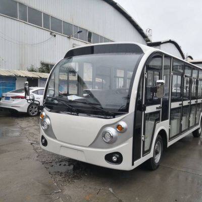 Powerful 14-seater Enclosed Gasoline Sightseeing Vehicle With Gasoline Engine, Suitable for Mountain Scenic Areas and Long-distance Shuttle photo-5
