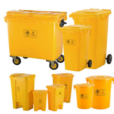 Large Capacity Plastic 50L Garbage Bin Garbage Can Dustbin Thickened Hot Sale HDPE photo-2