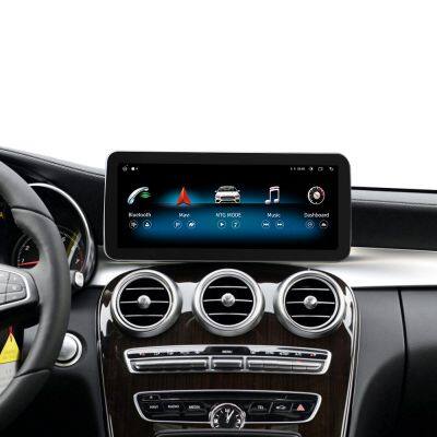 New Android 13 Built-in BT/WIFI/4G/Wireless CarPlay HD Car Android Screen for Mercedes Benz C Class 2015-2018 photo-3