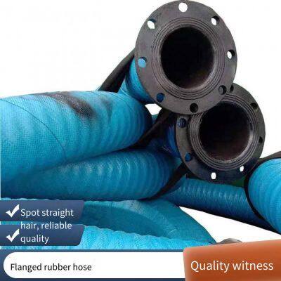 Wear-resistant Sand-suction Large-diameter Rubber Flange Pipe, Corrosion-resistant, Suitable for Oilfield Development, Etc. Ample Supply From Langfeng Manufacturer