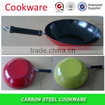 Carbon Steel Fryer Pan,Customized thickness and coating