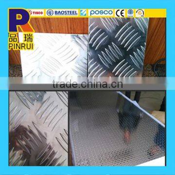 5052 Aluminium checkered plate for boat deck