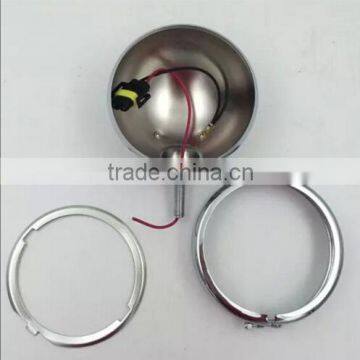 Custom Auxiliary Lighting Kit Chromed metal housing for 4.5inch auxiliary light