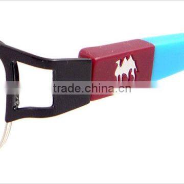 Style Colored Design Full Frame Metal TR90 Changeable Temple for Women Eyewear photo-5