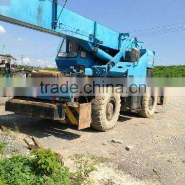 shanghai Used condition Kato 25t rough terrain crane for sale in shanghai for sale with good condition and high quality