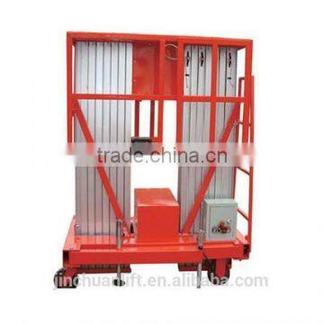 China Adjustable Hydraulic Double Mast Aluminum Alloy Lift Platform on Sale photo-3