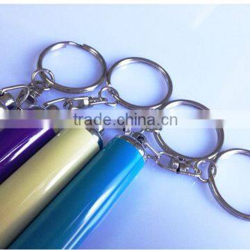 led custom design flashlight project all logo keyring to promotion