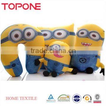 Lovely Design Minions U Shape Bean Neck Pillow Micro Beads