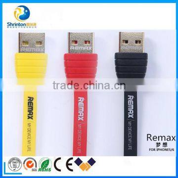 HOt selling REMAX Dream charger cable 1M length USB data cable for iPhone5/6/6s