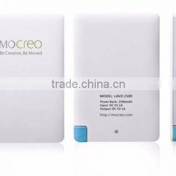 Most Popular Fashion Portable 2500mAh Credit Card Power Bank for Andorid/IOS photo-5