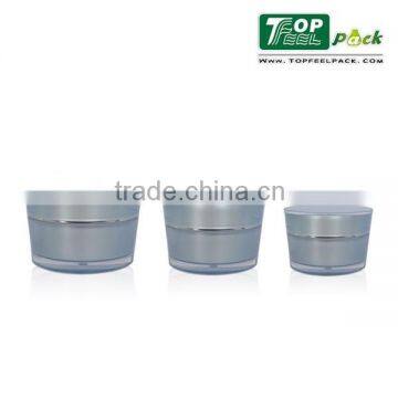 2015 Popular Taper Acrylic Plastic Serum Jar for Skin Care Cream