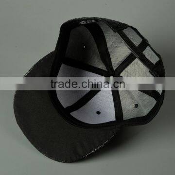 Latest Fashion Trend All Match Weave Design Plain Flat Brim Caps Blank Snapback