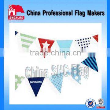 China producer provide cheap triangle flag bunting