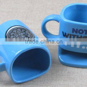 customized ceramic cookie mug,ceramic cookie cup