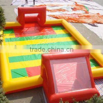 cool water inflatable soap soccer field / new inflatable soccer field for sale                        
                                                Quality Choice