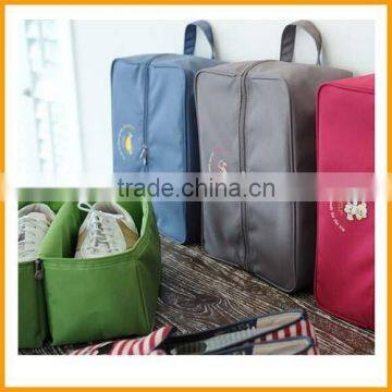 Cheap Promotional Italian Outdoor matching Polyester Travel Shoe Bag