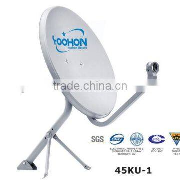 45cm KU small satellite dish tv receiver