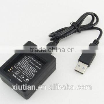 Dual USB Battery Charger for Xiaomi yi Action Camera photo-2