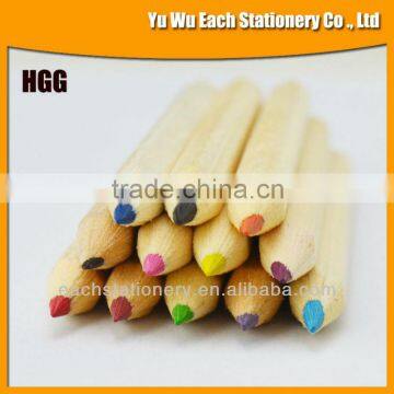 HB 3.5 inch natural wood colored pencils