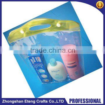 High quality design your own PVC transparent cosmetic bag