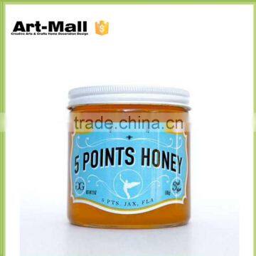 China top ten selling products high quality candle glass jar with lid
